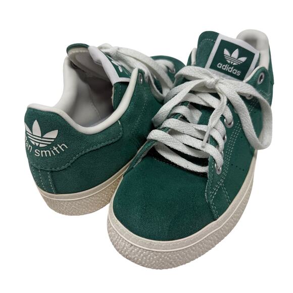 Adidas Stan Smith CS Suede Green Sneakers Women’s 4 / Men’s 5.5 - Picture 1 of 9
